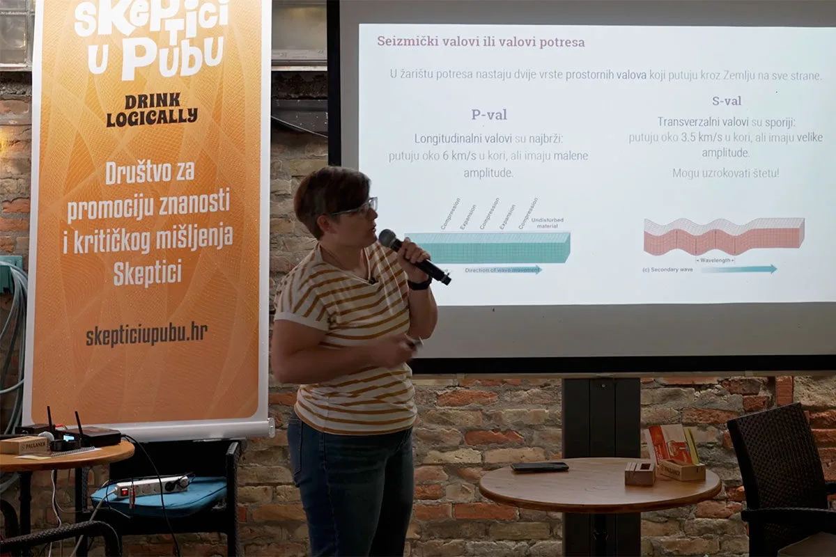 Ljetni Skeptici u Zagrebu, Caffe Bar Dvorište: Iva Dasović – Sustav ranog upozorenja na potresnu trešnju