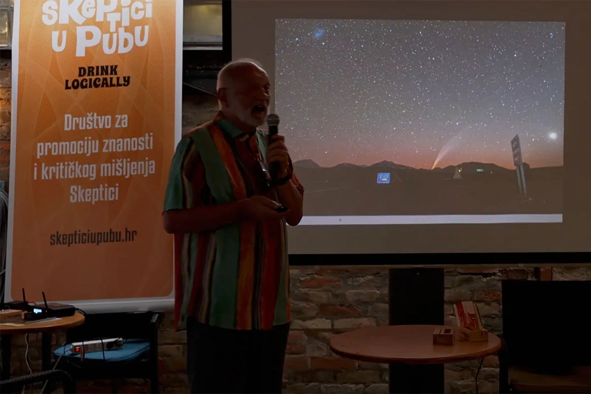 Ljetni Skeptici u Zagrebu, Caffe Bar Dvorište, Miroslav Ambruš Kiš – Prvi teleskop koji snima film