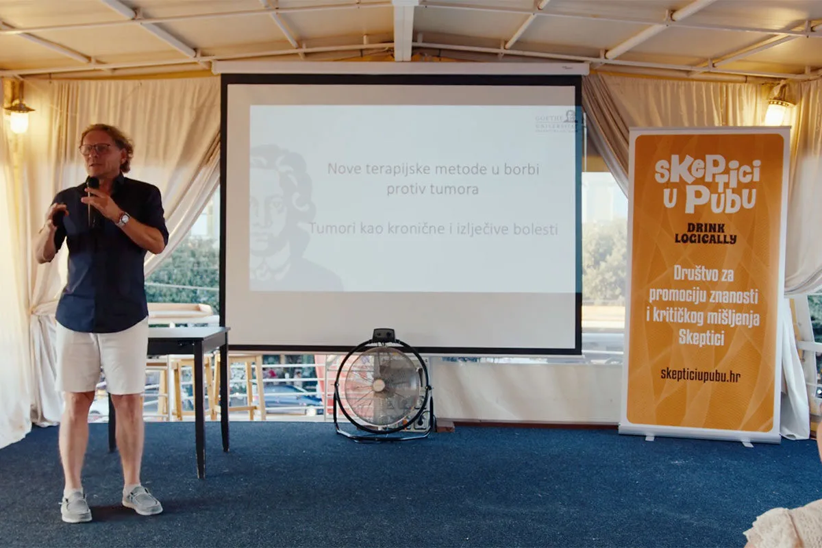 Skeptici u pubu u Rijeci: Ivan Đikić – Nove terapijske metode u borbi protiv tumora